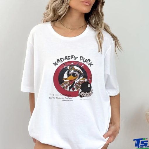 Official Kadaffy Duck It’s Snowing In Washington But The Flakes Are In Libya Shirt