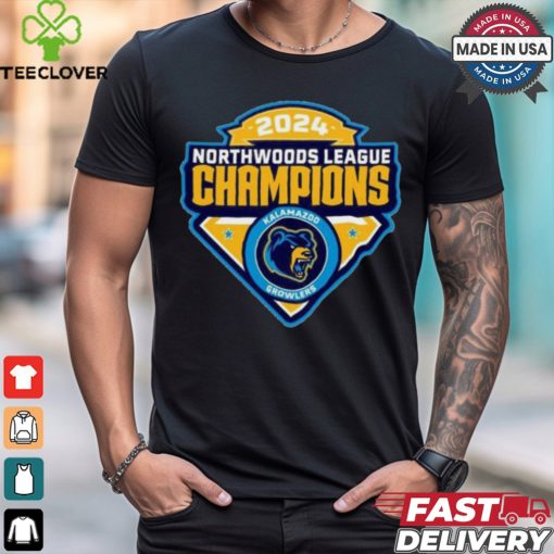 Official Kalamazoo Growlers 2024 Northwoods League Champions Shirt
