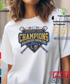 Official Kalamazoo Growlers 2024 Northwoods League Champions shirt