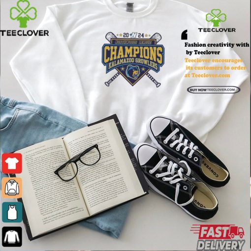 Official Kalamazoo Growlers 2024 Northwoods League Champions shirt