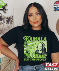Official Kamala Brat For The People Kamala Harris For President 2024 Charli Xcx Inspired T shirt