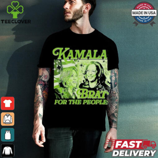 Official Kamala Brat For The People Kamala Harris For President 2024 Charli Xcx Inspired T shirt