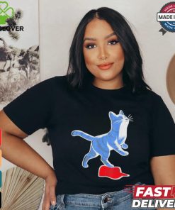 Official Kamala Harris Cat Stepping On Maga Red Hat T Shirt
