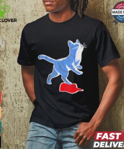 Official Kamala Harris Cat Stepping On Maga Red Hat T Shirt