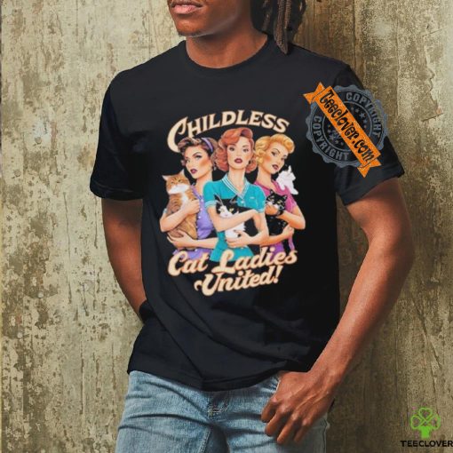 Official Kamala Harris Childless Cat Ladies United Shirt