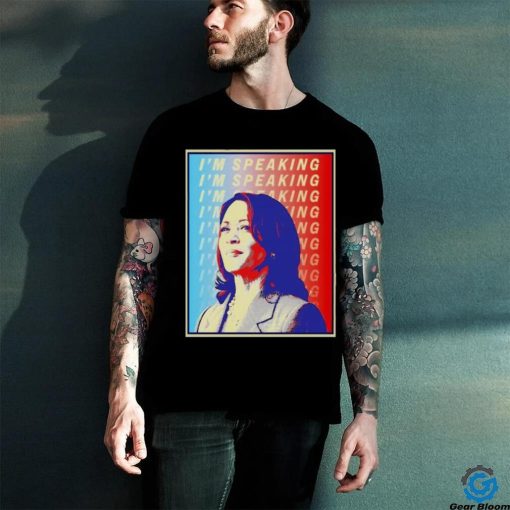 Official Kamala Harris I’m Speaking Lets Win This Madam President 24 MAGA T shirt