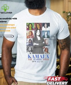 Official Kamala Harris The Harris Tour Walz 2024 Era Tour T shirt