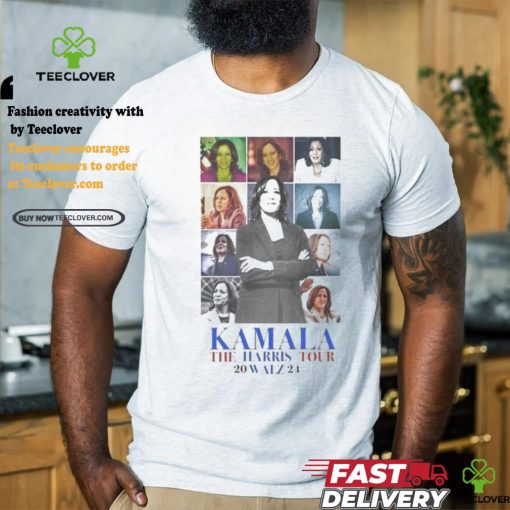 Official Kamala Harris The Harris Tour Walz 2024 Era Tour T shirt