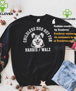 Official Kamala Harris and Tim Walz Childless Dog Guy Harris Walz 2024 Unisex T Shirt