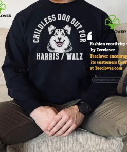Official Kamala Harris and Tim Walz Childless Dog Guy Harris Walz 2024 Unisex T Shirt