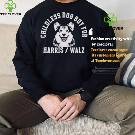 Official Kamala Harris and Tim Walz Childless Dog Guy Harris Walz 2024 Unisex T Shirt