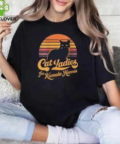 Official Kamala Harris for cat lady vintage T shirt