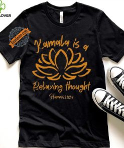 Official Kamala is a Relaxing Thought Harris 2024 Lotus Swiftie Shirt
