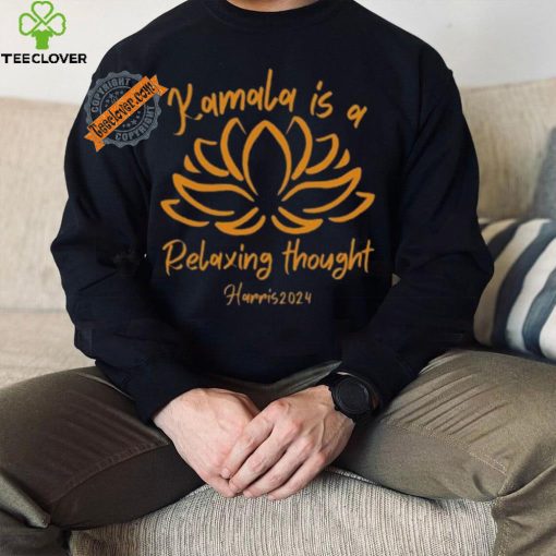 Official Kamala is a Relaxing Thought Harris 2024 Lotus Swiftie Shirt