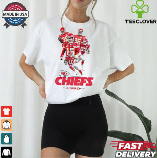 Official Kansas City Chiefs 2024 AFC Championship Game Matchup shirt