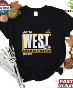 Official Kansas City Chiefs 2024 AFC West Division Champions Conquer NFL Playoffs t shirt