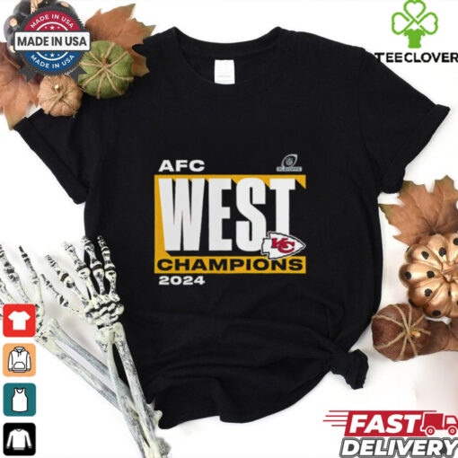 Official Kansas City Chiefs 2024 AFC West Division Champions Conquer NFL Playoffs t shirt