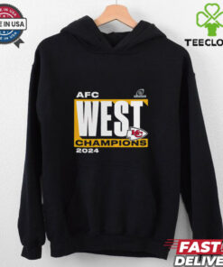 Official Kansas City Chiefs 2024 AFC West Division Champions Conquer NFL Playoffs t shirt