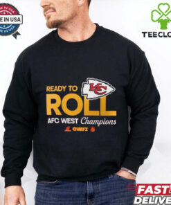Official Kansas City Chiefs 2024 AFC West Division Champions Locker Room Trophy Collection T Shirt