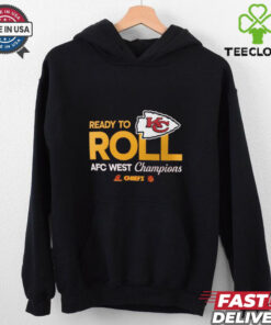 Official Kansas City Chiefs 2024 AFC West Division Champions Locker Room Trophy Collection T Shirt
