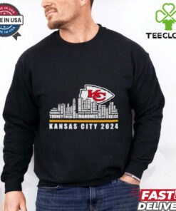 Official Kansas City Chiefs 2024 thank for amazing season players name skyline Best Selling shirt