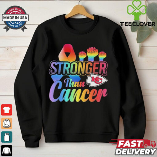 Official Kansas City Chiefs Autism Strong Than Cancer Pride T shirts