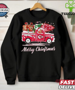 Official Kansas City Chiefs Football The 12 Days Of Chiefsmas Merry Christmas Shirt