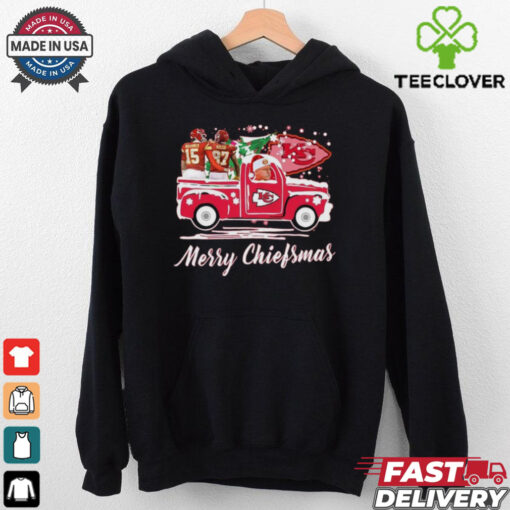 Official Kansas City Chiefs Football The 12 Days Of Chiefsmas Merry Christmas Shirt