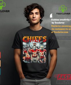 Official Kansas City Chiefs Halloween Horror Movie Patrick Mahomes Travis Kelce And Khalen Saunders Shirt 1 Official Kansas City Chiefs Halloween Horror Movie Patrick Mahomes Travis Kelce And Khalen Saunders Shirt