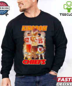 Official Kansas City Chiefs Kingdom Travis Kelce and Patrick Mahomes Signatures shirt