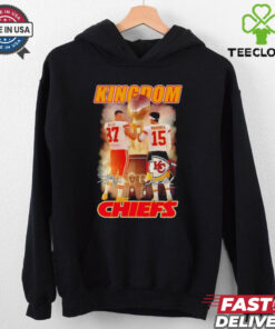 Official Kansas City Chiefs Kingdom Travis Kelce and Patrick Mahomes Signatures shirt
