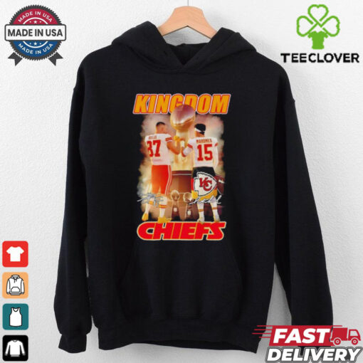 Official Kansas City Chiefs Kingdom Travis Kelce and Patrick Mahomes Signatures shirt