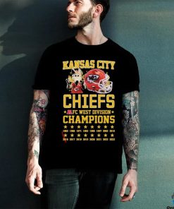 Official Kansas City Chiefs Mascot 8 Straight AFC West Division Champions hoodie, sweater, longsleeve, shirt v-neck, t-shirt