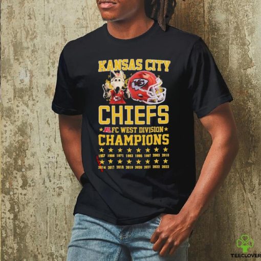 Official Kansas City Chiefs Mascot 8 Straight AFC West Division Champions hoodie, sweater, longsleeve, shirt v-neck, t-shirt