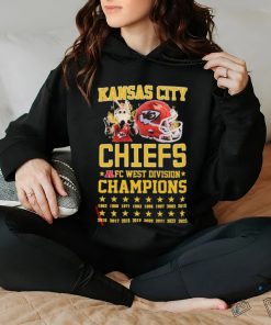 Official Kansas City Chiefs Mascot 8 Straight AFC West Division Champions hoodie, sweater, longsleeve, shirt v-neck, t-shirt