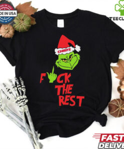 Official Kansas City Chiefs Santa Grinch Fuck The Rest Christmas 2024 Shirt 2 Official Kansas City Chiefs Santa Grinch Fuck The Rest Christmas 2024 Shirt