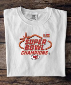 Official Kansas City Chiefs Super Bowl LIX Champions Locker Room Logo Tee