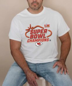 Official Kansas City Chiefs Super Bowl LIX Champions Locker Room Logo Tee