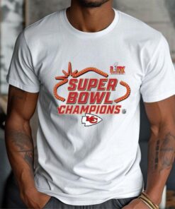Official Kansas City Chiefs Super Bowl LIX Champions Locker Room Logo Tee
