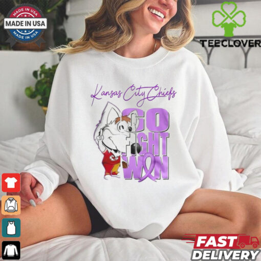 Official Kansas City Chiefs Tackle Pancreatic Cancer Go Fight Win Shirt