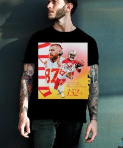 Official Kansas City Chiefs Travis Kelce Passes Jerry Rice For The Most Catches In NFL Postseason History Classic T Shirt