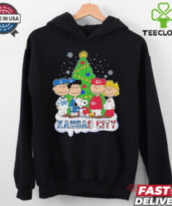 Official Kansas City Chiefs x Kansas City Royals Merry Christmas T Shirt