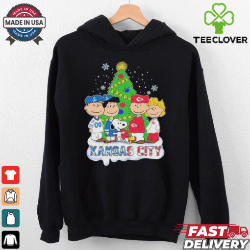 Official Kansas City Chiefs x Kansas City Royals Merry Christmas T Shirt