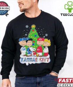 Official Kansas City Chiefs x Kansas City Royals Merry Christmas T Shirt