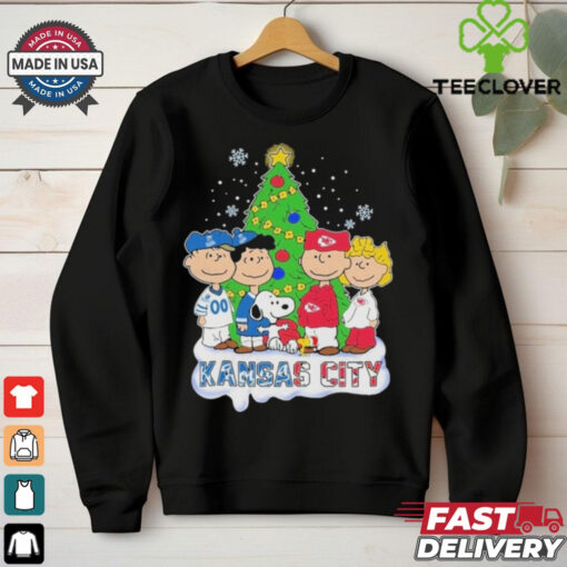 Official Kansas City Chiefs x Kansas City Royals Merry Christmas T Shirt