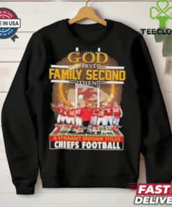 Official Kansas City God 1st Family 2nd The 9 Straight Division Titles Champs Shirts