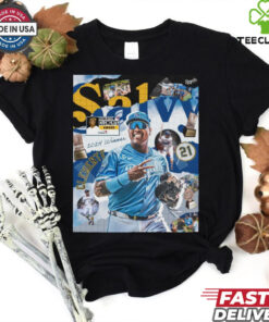 Official Kansas City Royals Salvador Perez has been named the 2024 Roberto Clemente Award Winner Poster t shirt
