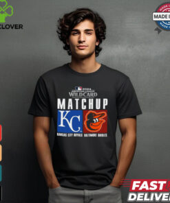 Official Kansas City Royals vs. Baltimore Orioles 2024 MLB AL Wild Card Matchup Shirt