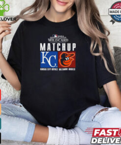 Official Kansas City Royals vs. Baltimore Orioles 2024 MLB AL Wild Card Matchup Shirt