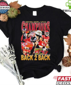 Official Kansas City Super Bowl Lviii Champ Back 2 Back 2024 T Shirt